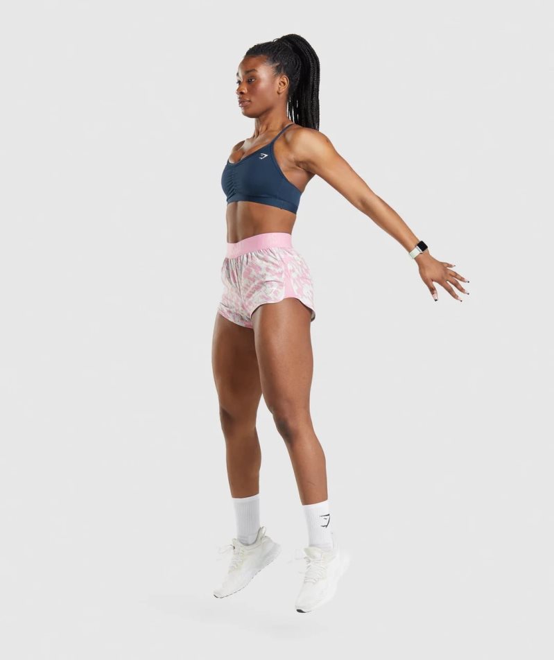 Women's Gymshark Training Loose Fit Shorts Pink | CA 7D835A